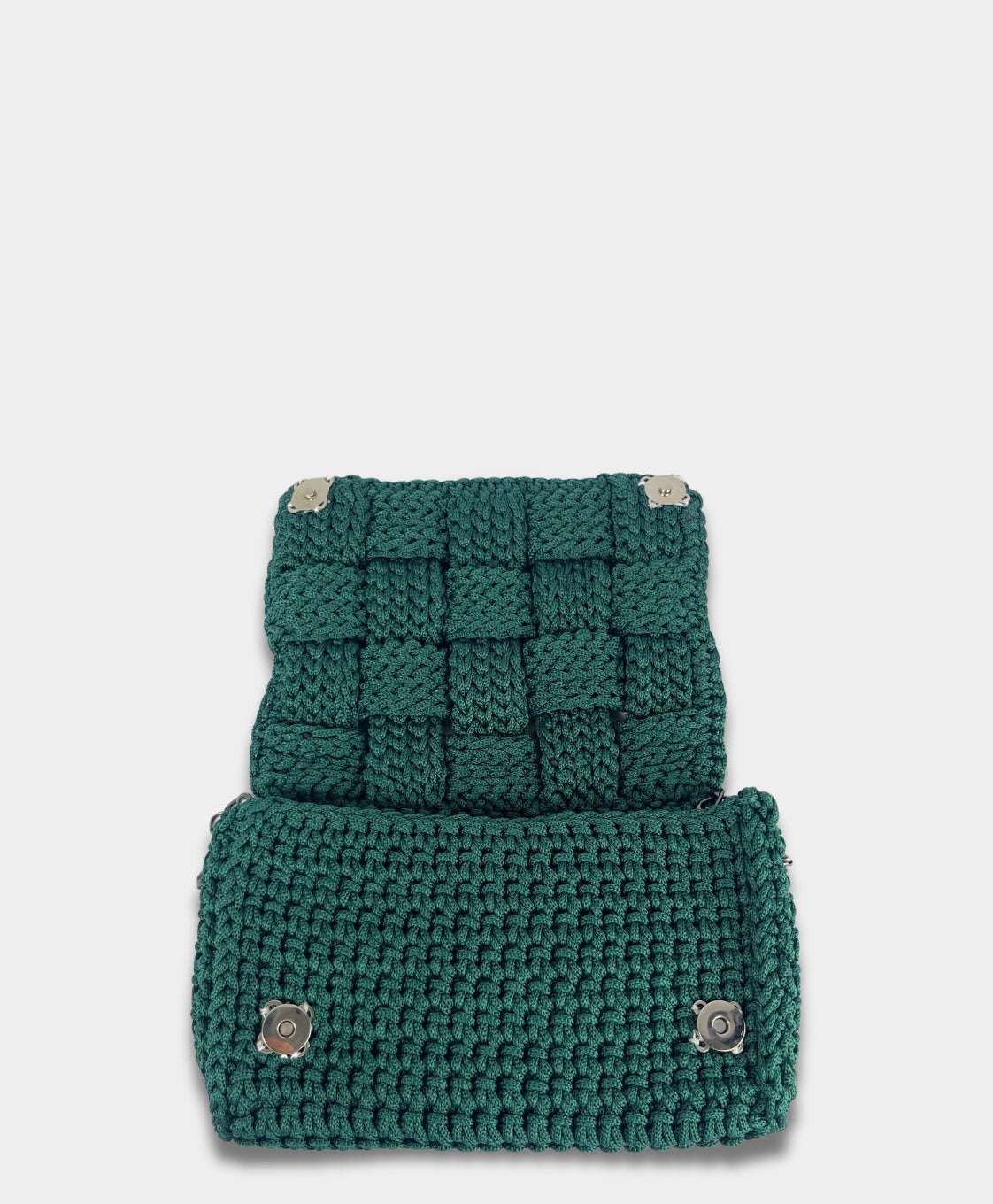 Crochet Crossbody Dark Green