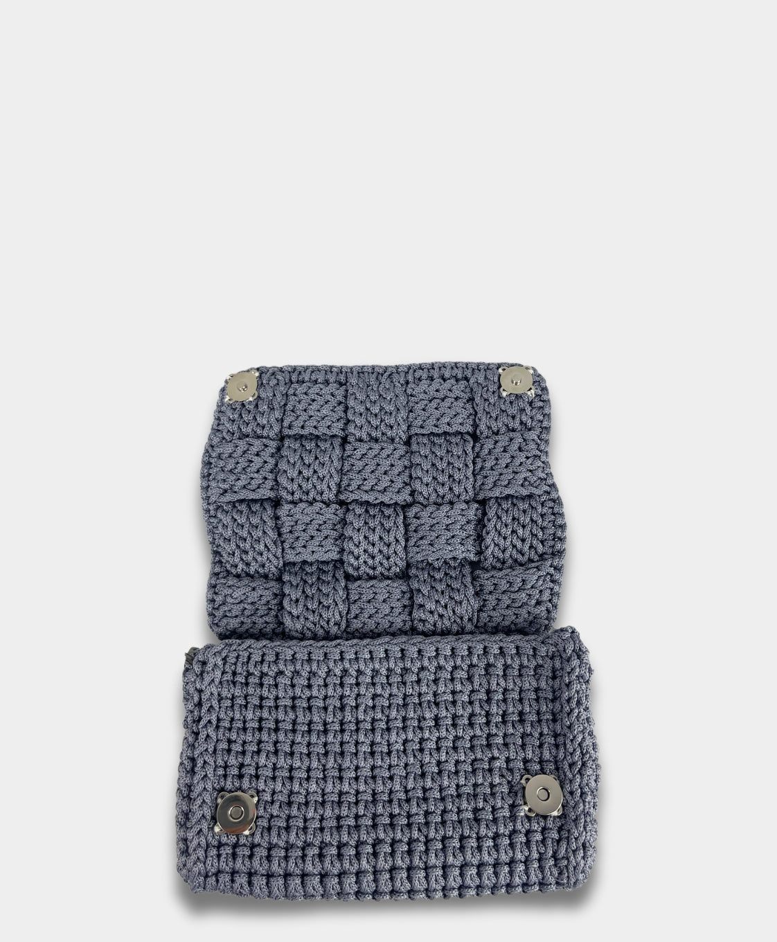Crochet Crossbody Dark Grey