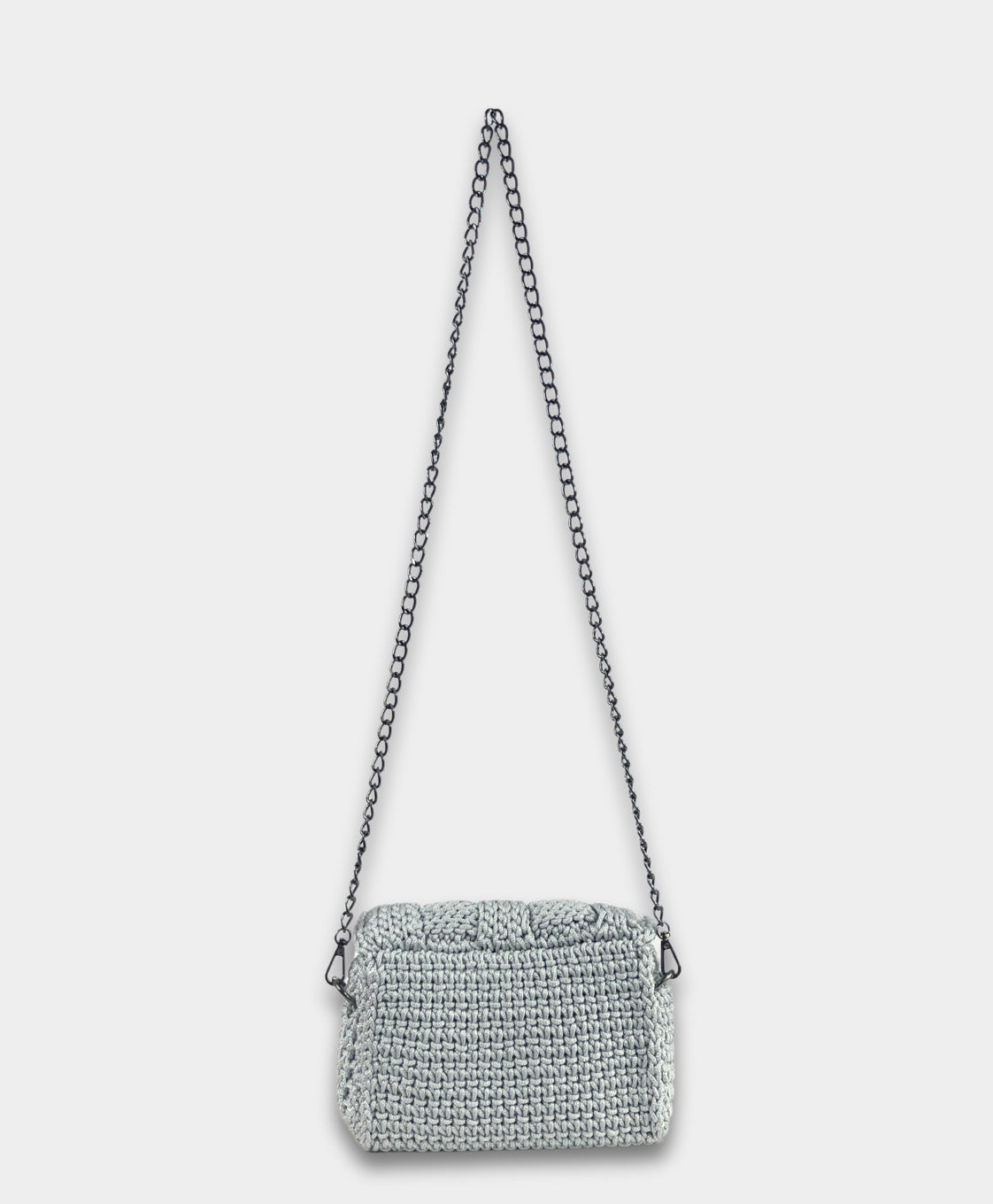 Crochet Crossbody Grey