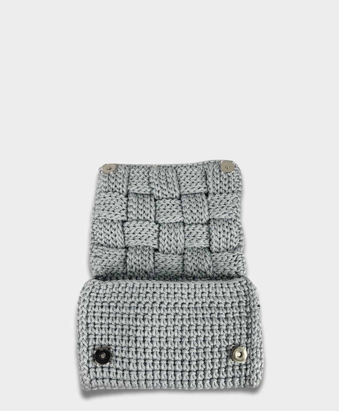 Crochet Crossbody Grey