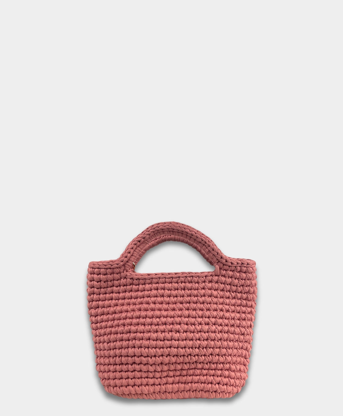 Crochet Salmon Handheld Bag