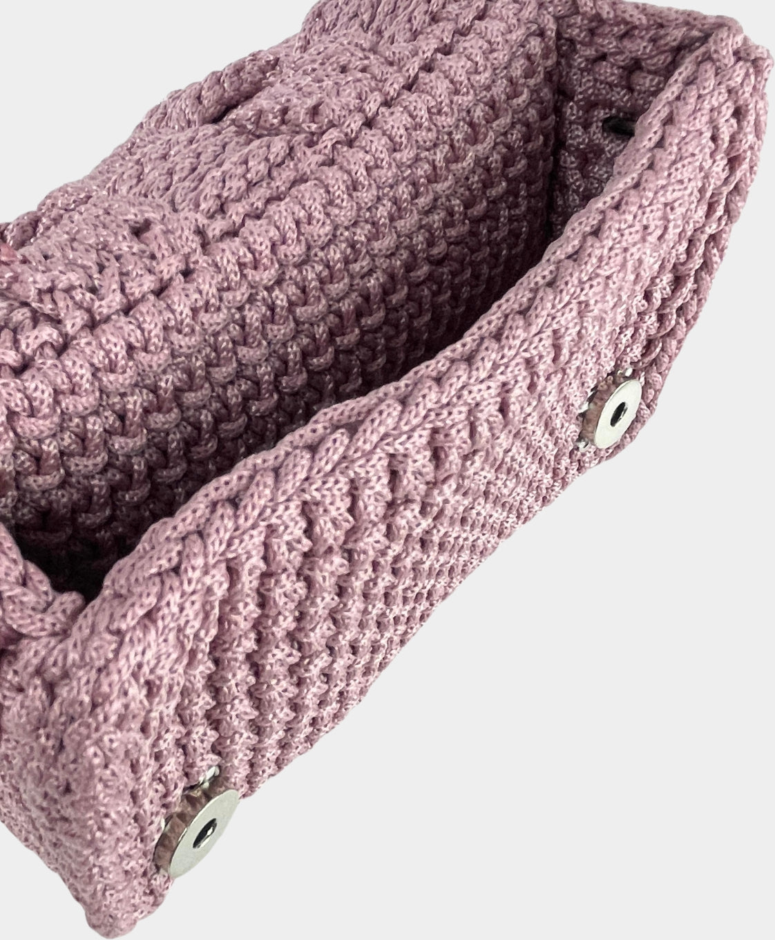 Crochet Crossbody Rose Pink