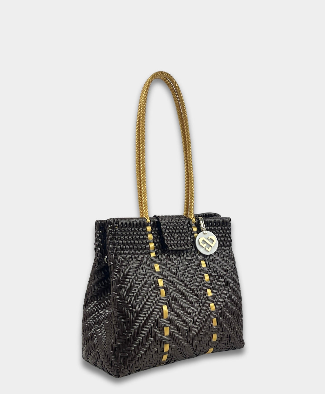 Glimmer Chocolate Shoulder Bag