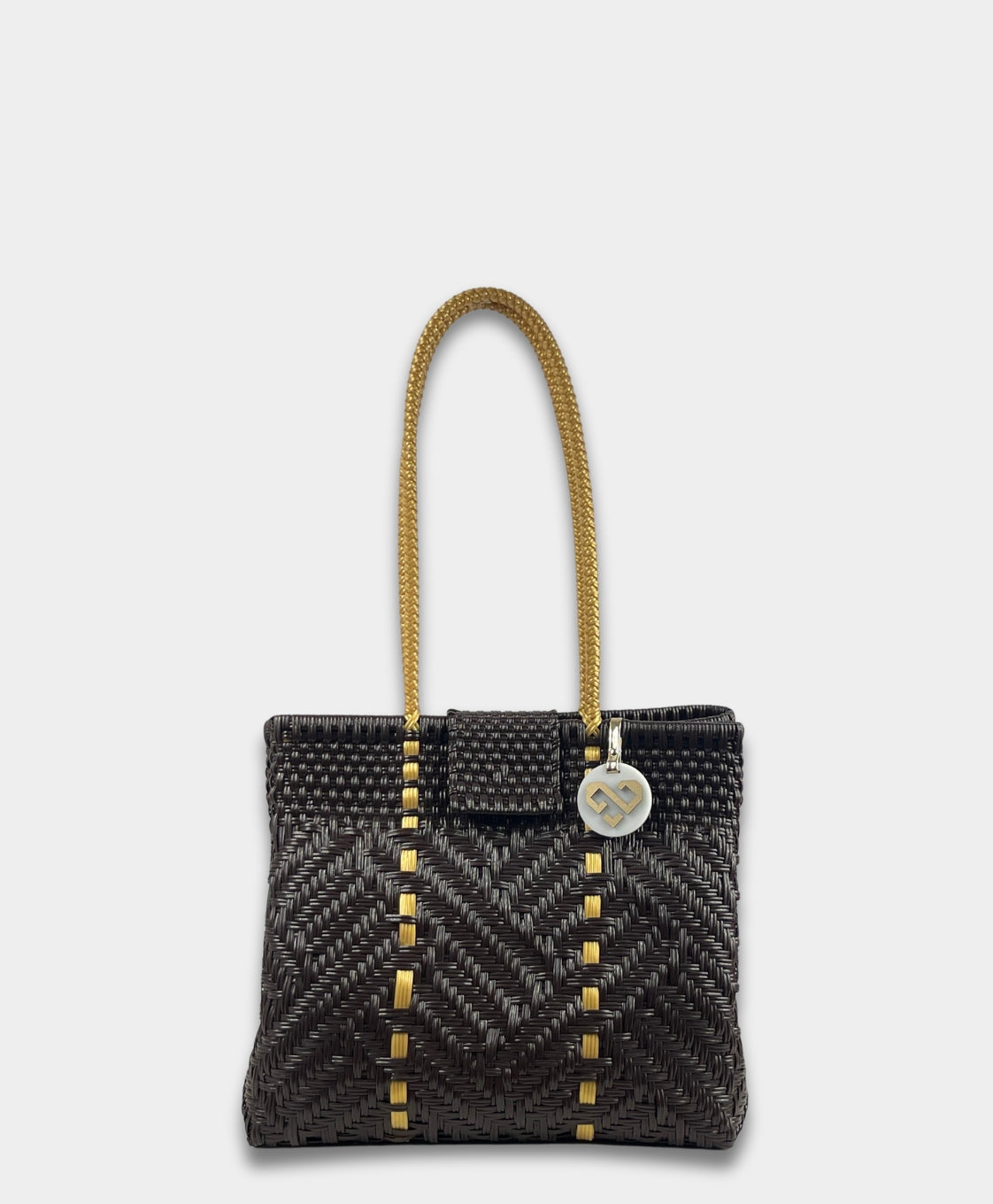 Glimmer Chocolate Shoulder Bag