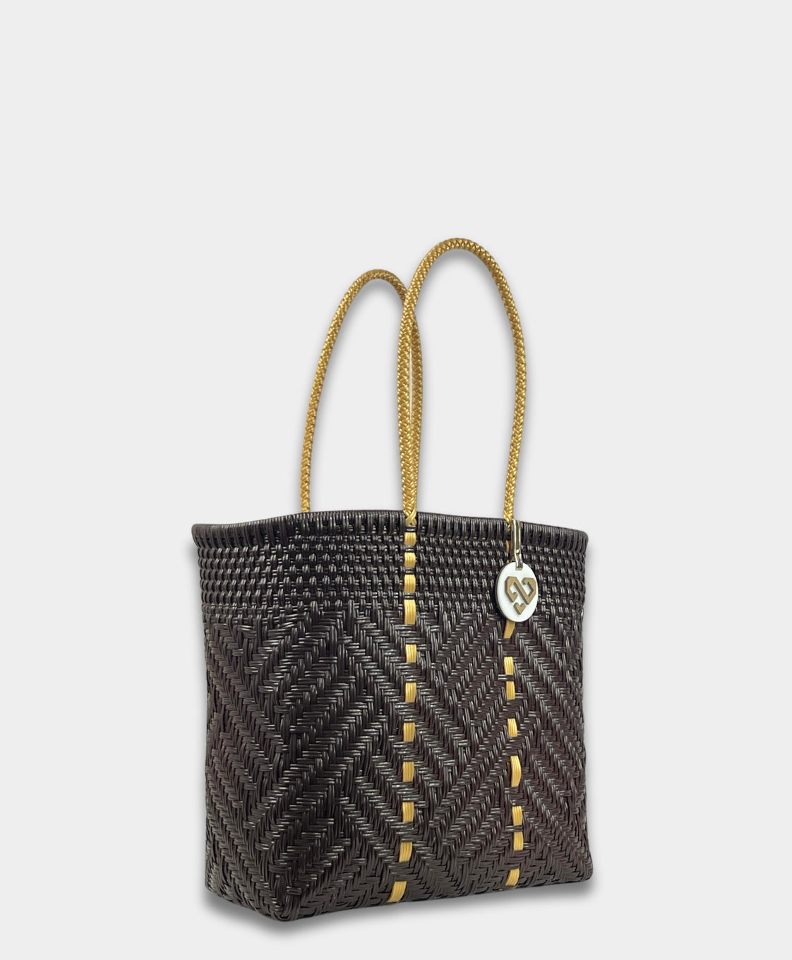 Glimmer Chocolate Tote Bag Medium