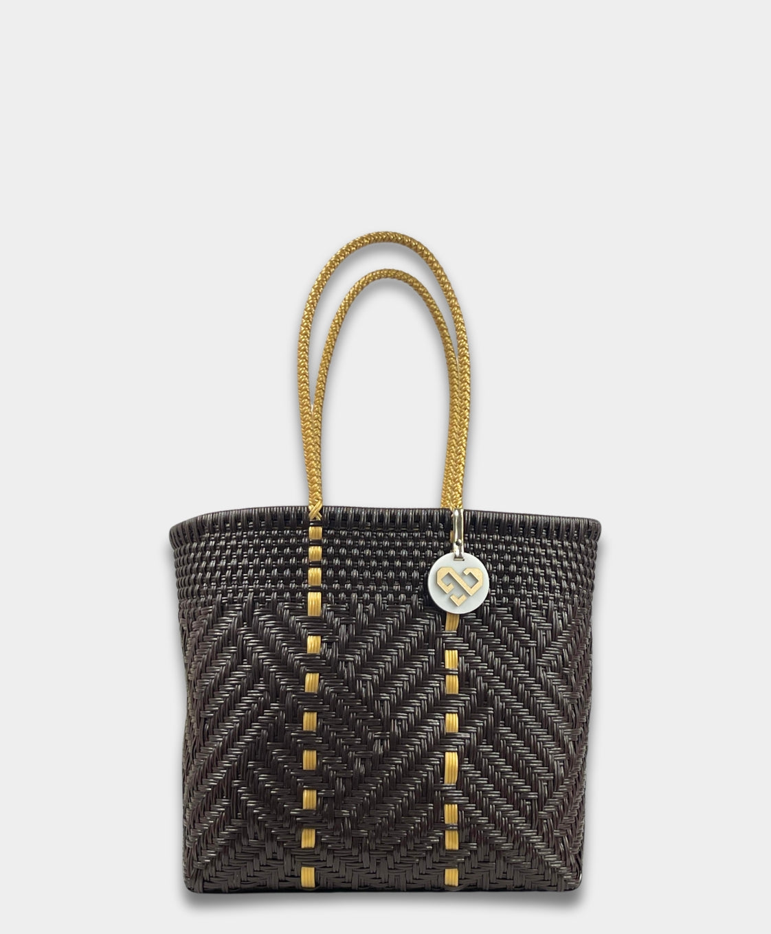 Glimmer Chocolate Tote Bag Medium