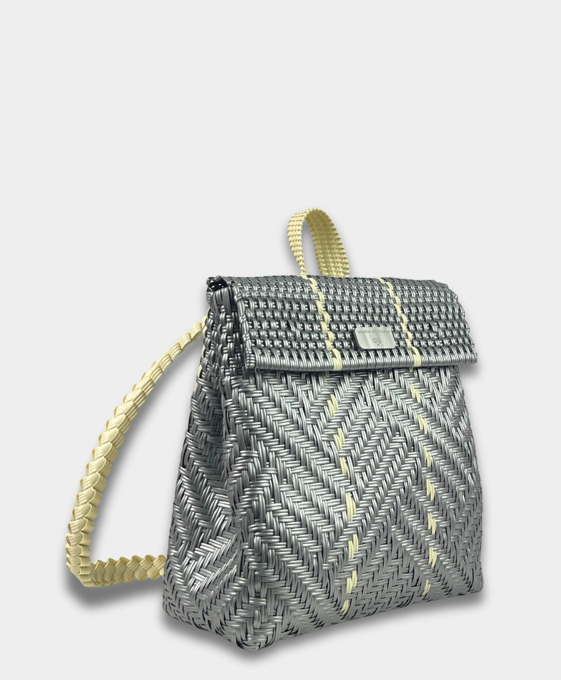Glimmer Silver Backpack