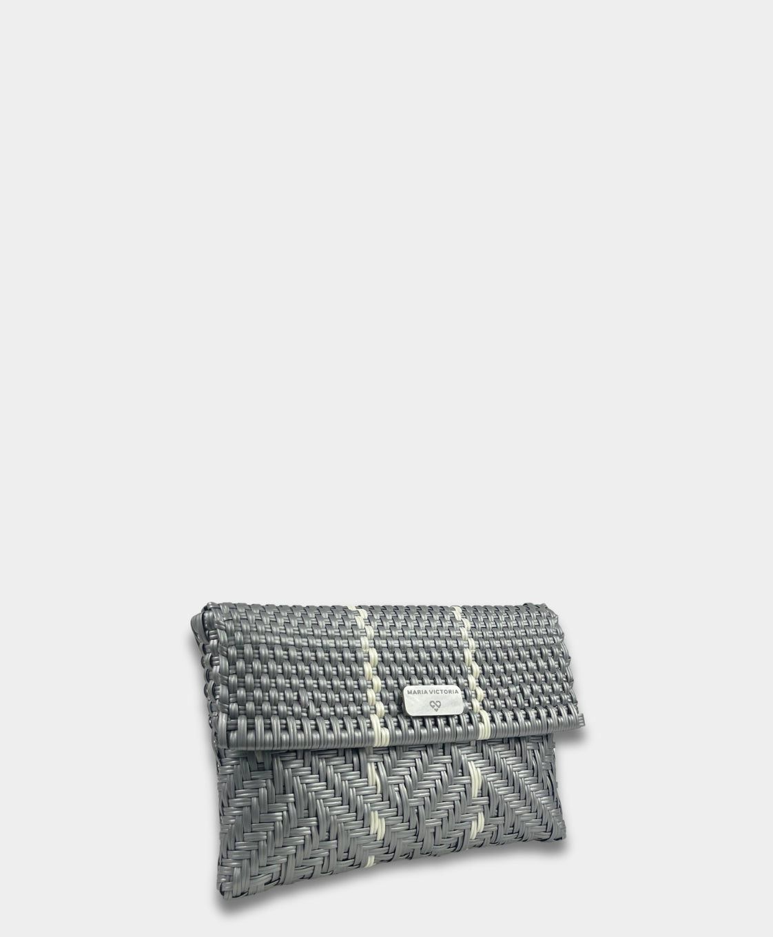 Glimmer Silver Clutch
