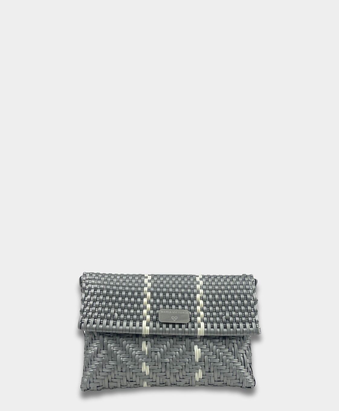 Glimmer Silver Clutch