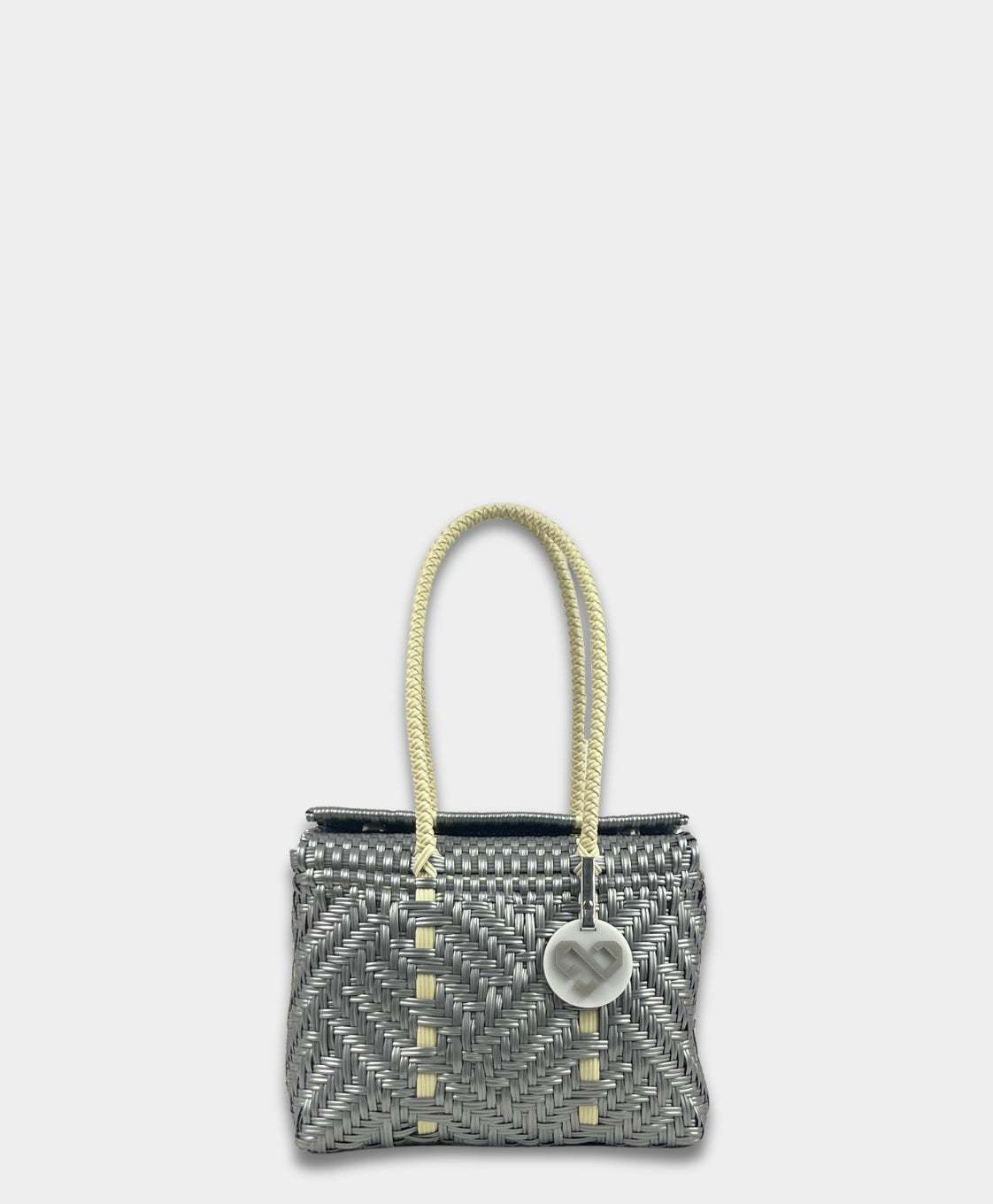 Glimmer Silver Basket Small