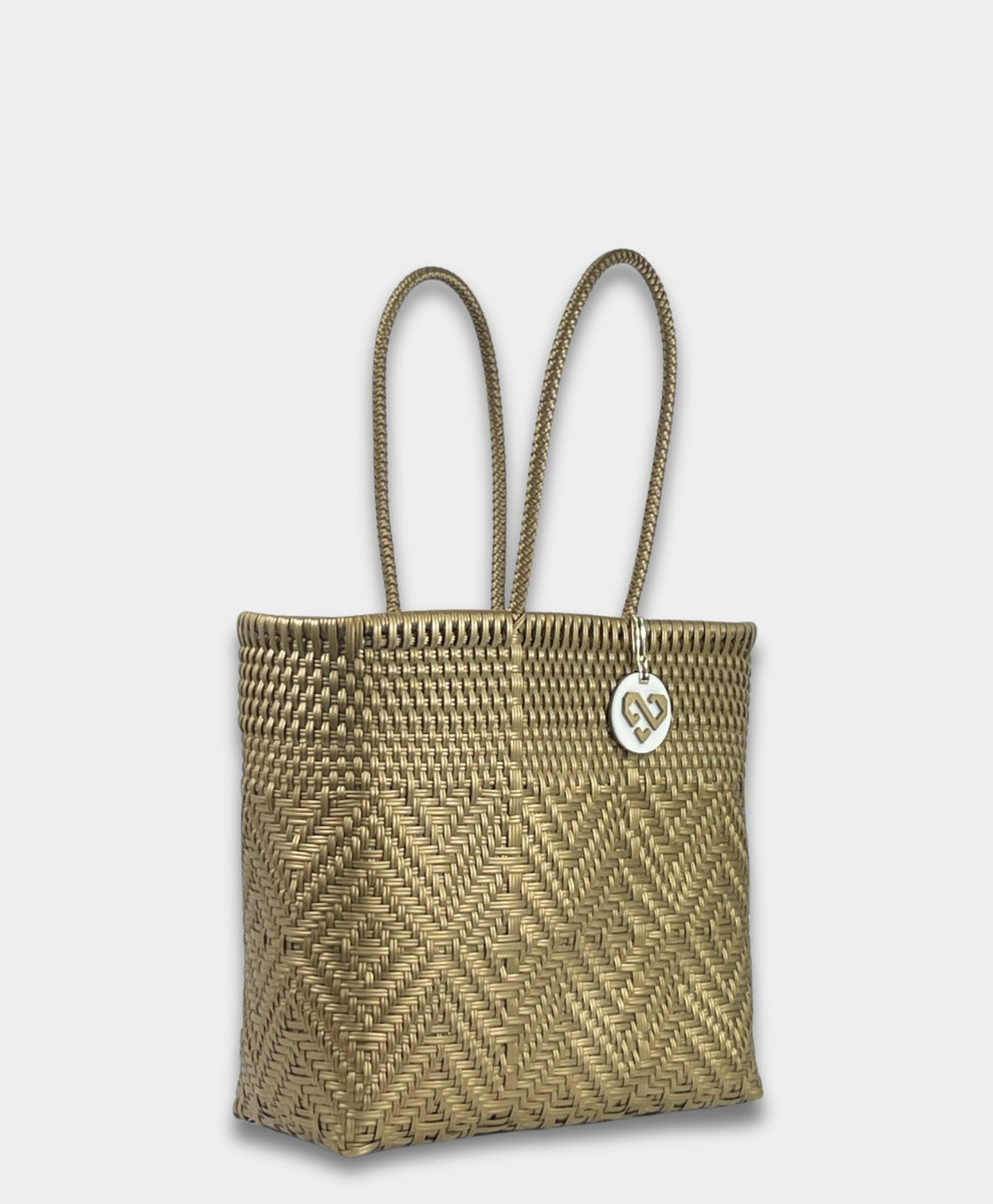 Mono Gold Tote Bag Medium
