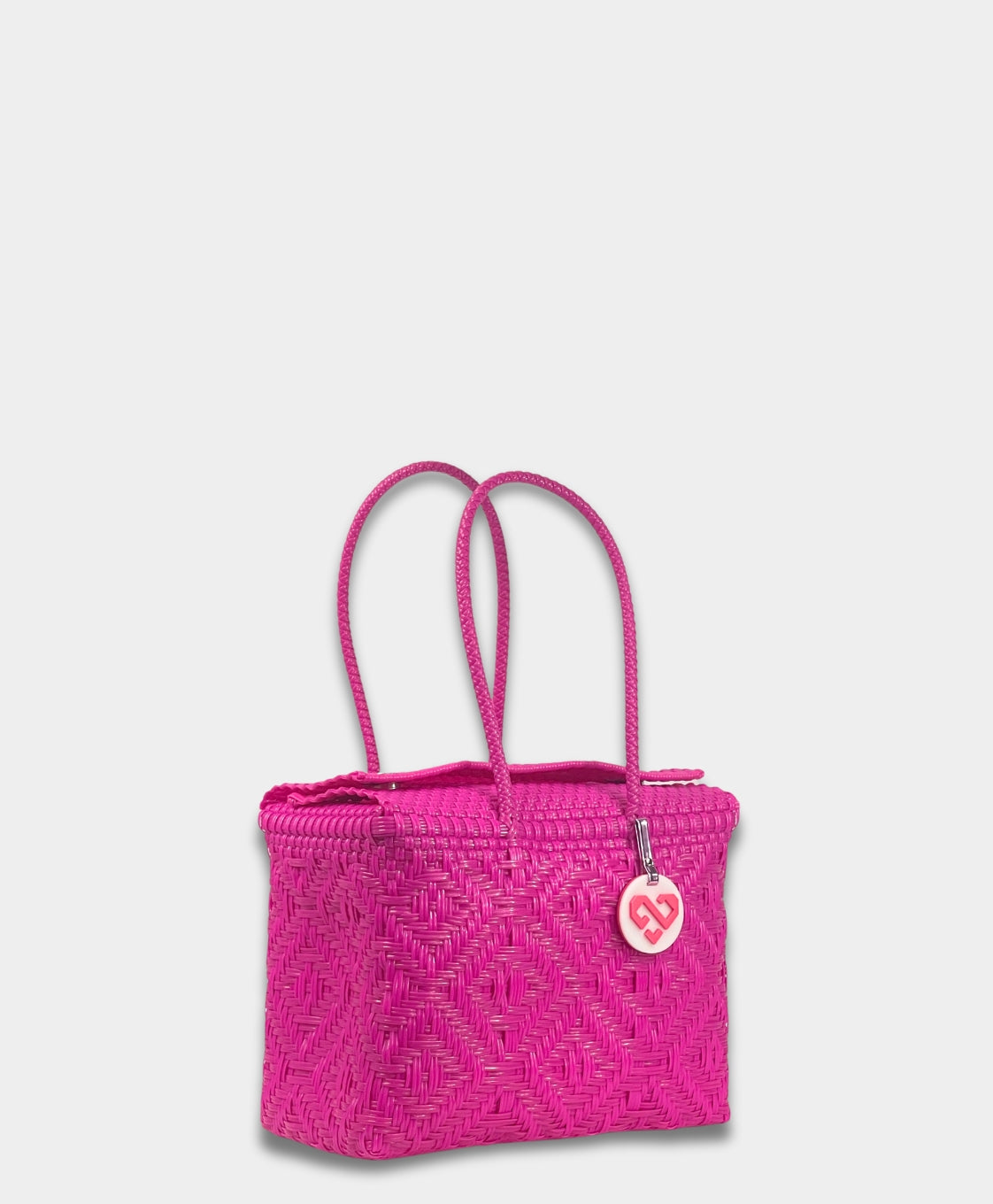 Mono Hot Pink Basket Medium