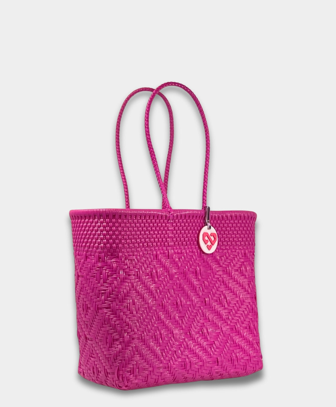 Mono Hot Pink Tote Bag Medium