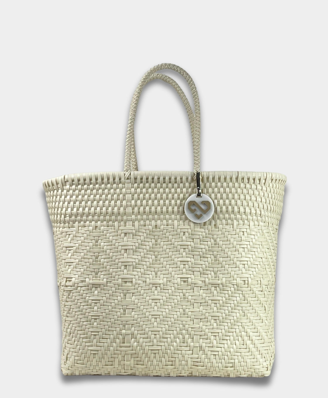 Mono Ivory Tote Bag Large