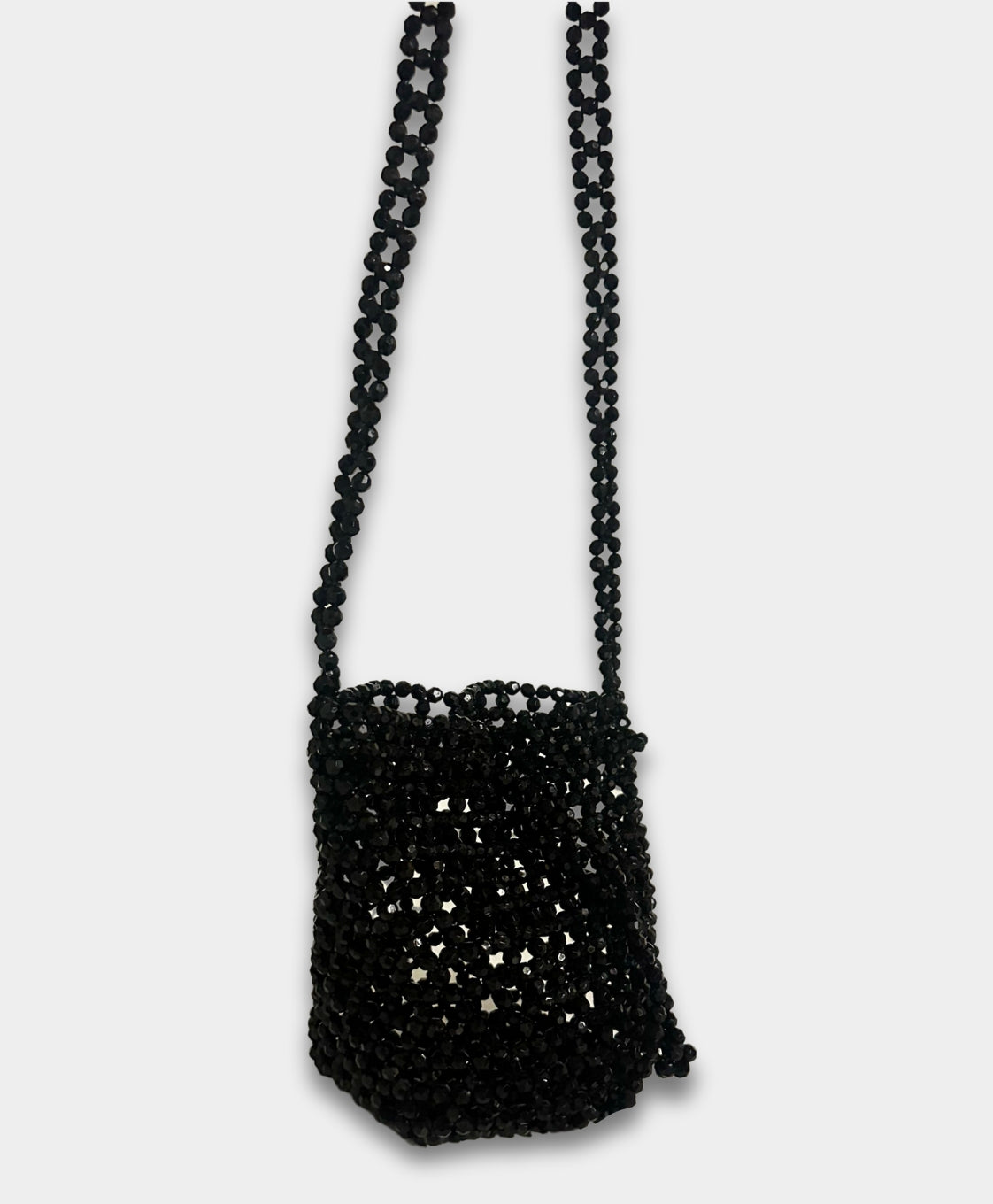 Pearl Bucket Bag Black
