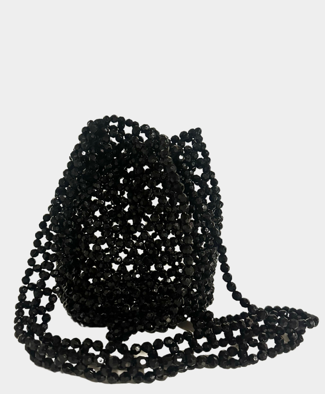 Pearl Bucket Bag Black