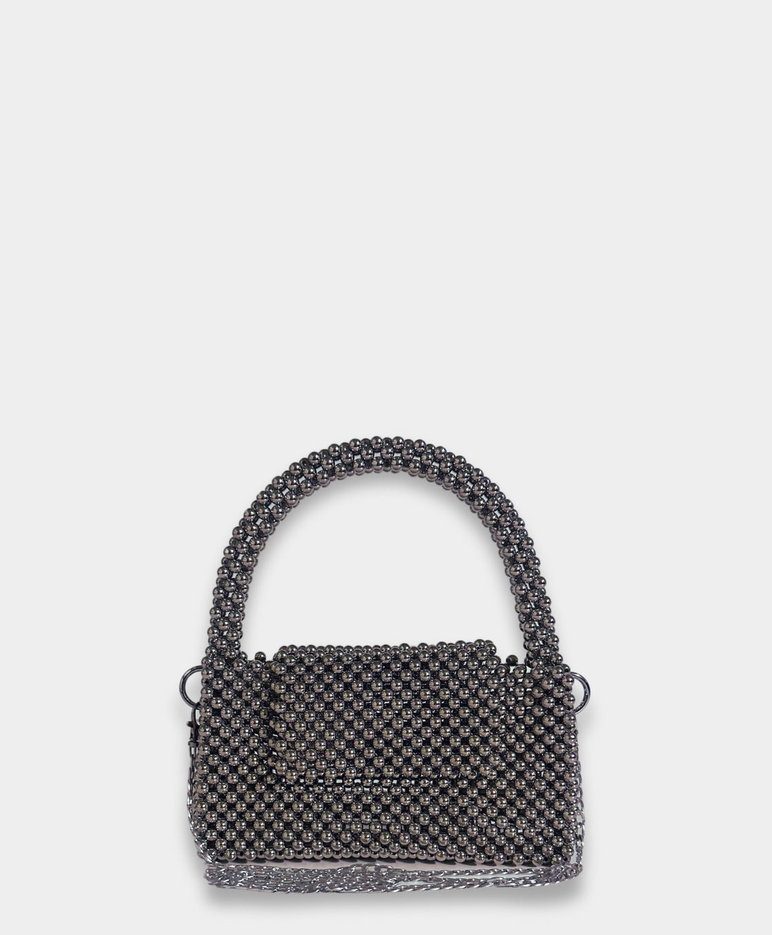 Pearl Evening Bag Silver