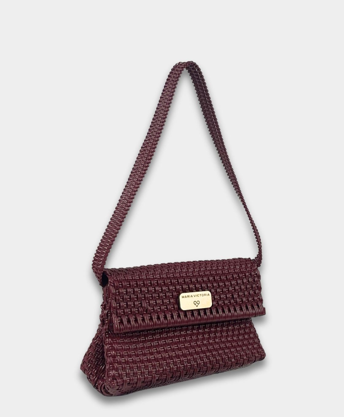 Simona Maroon Shoulder Bag