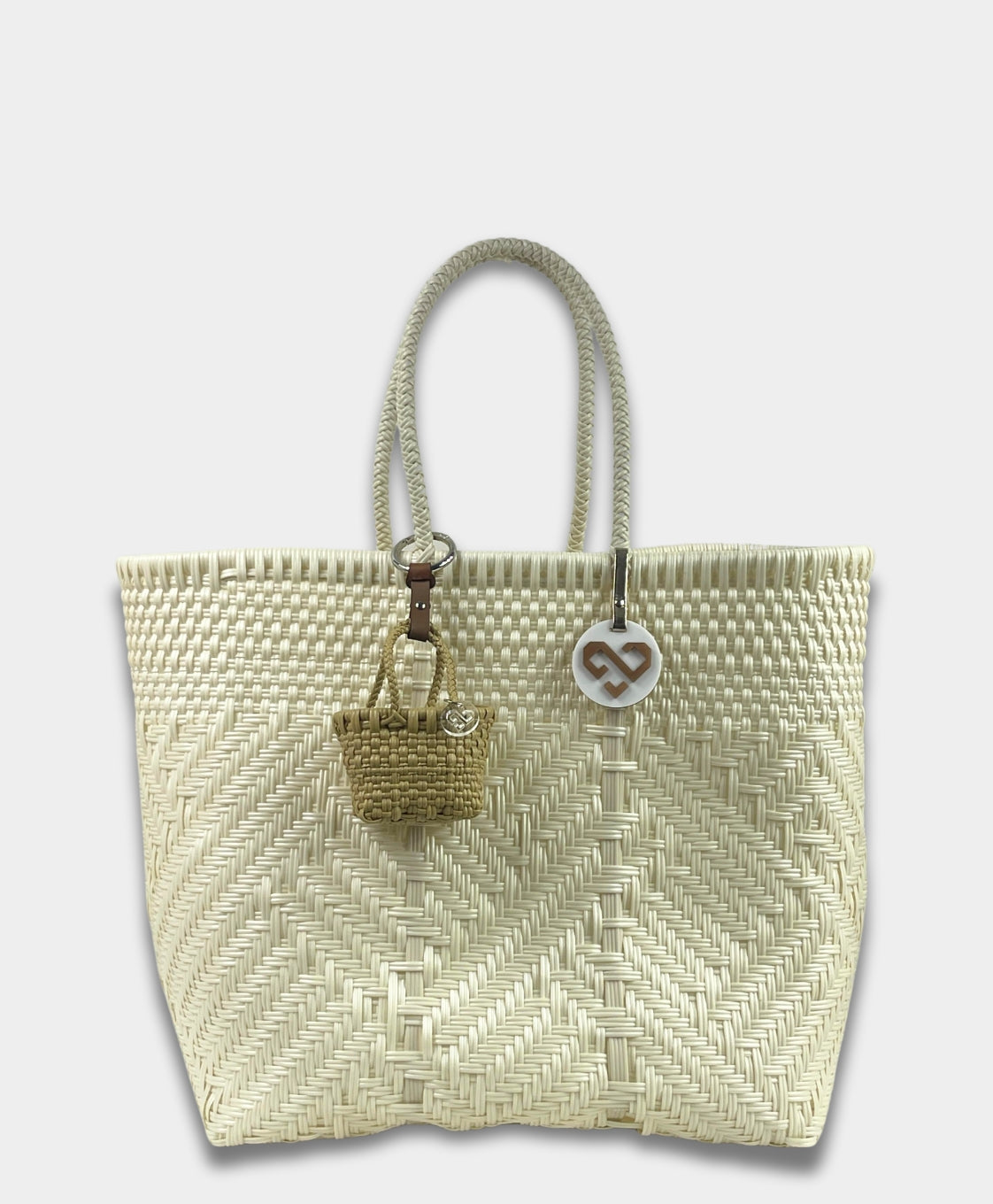 Tiny Tote Bag Charm Dust