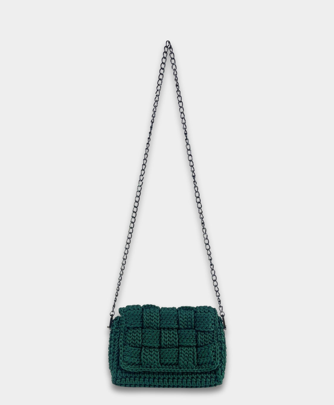 Crochet Crossbody Dark Green