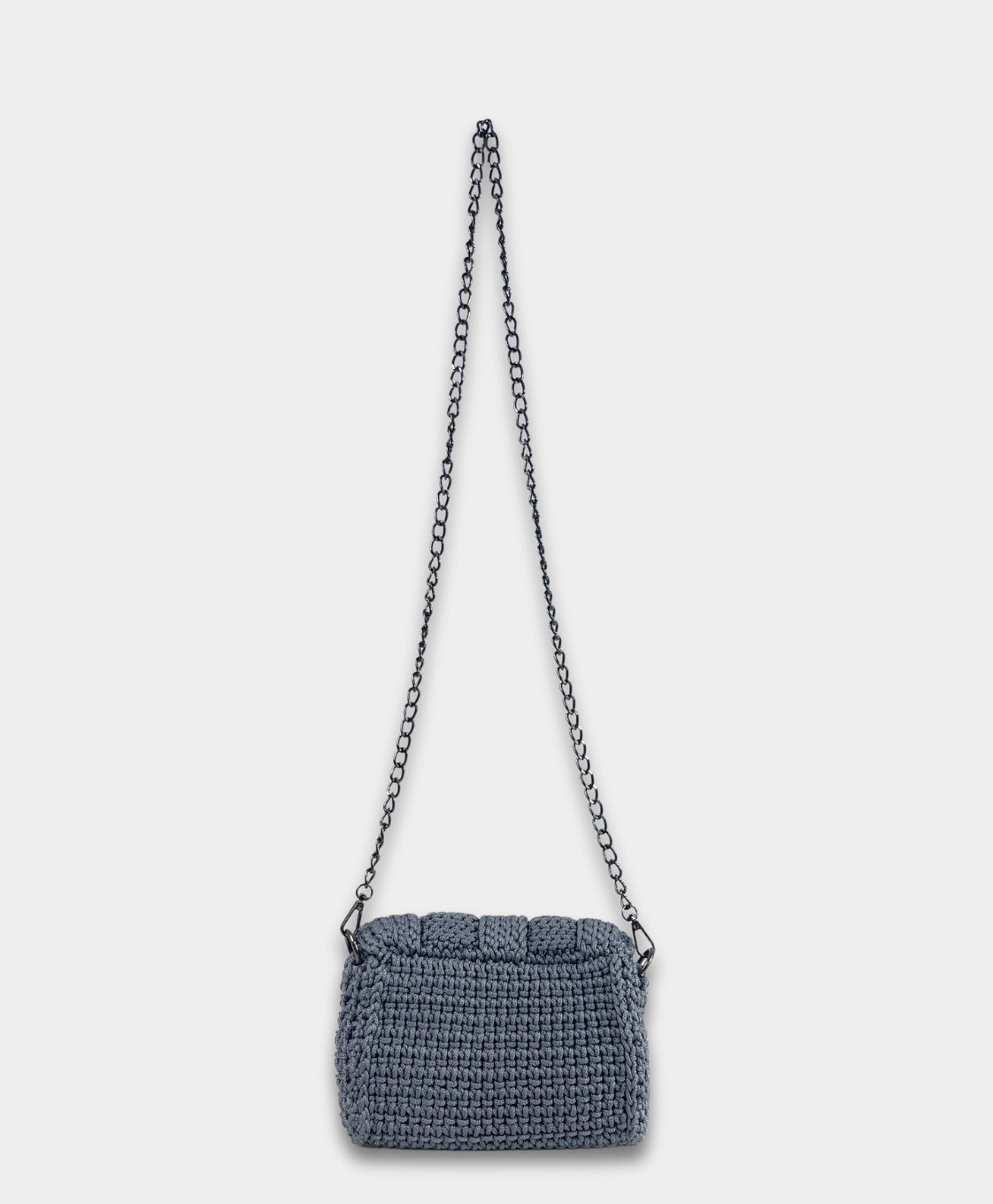 Crochet Crossbody Dark Grey
