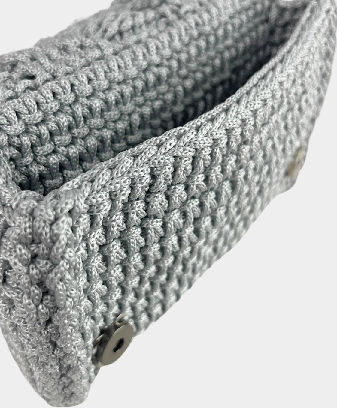 Crochet Crossbody Grey