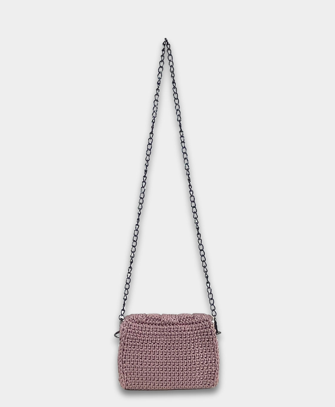 Crochet Crossbody Rose Pink