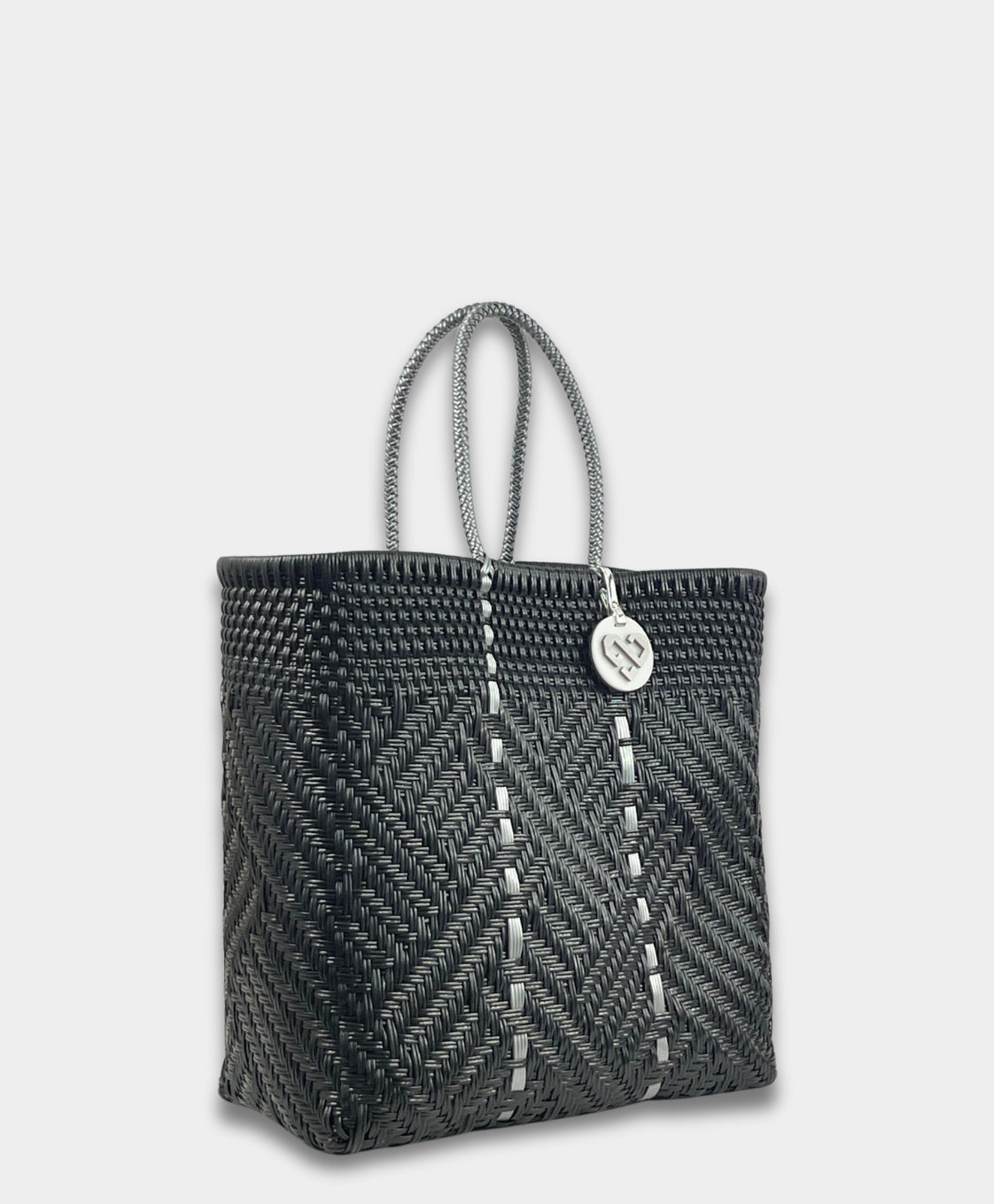 Glimmer Black Tote Bag Large