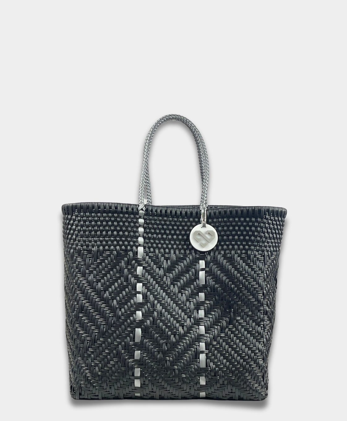 Glimmer Black Tote Bag Large