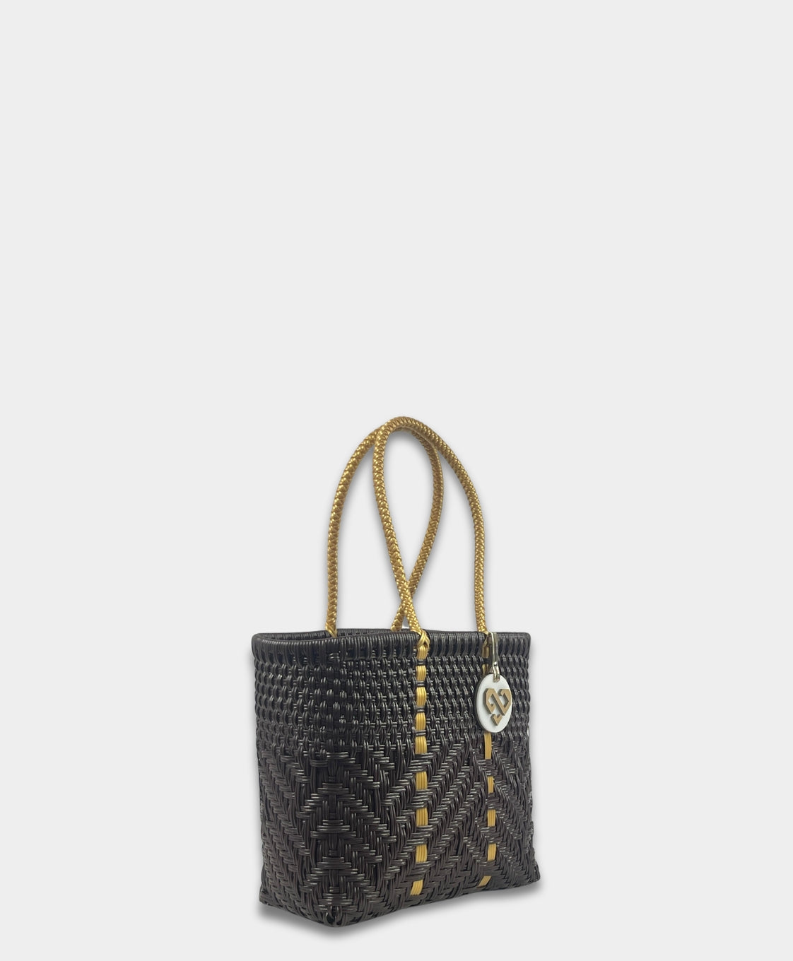 Glimmer Chocolate Tote Bag Extra Small