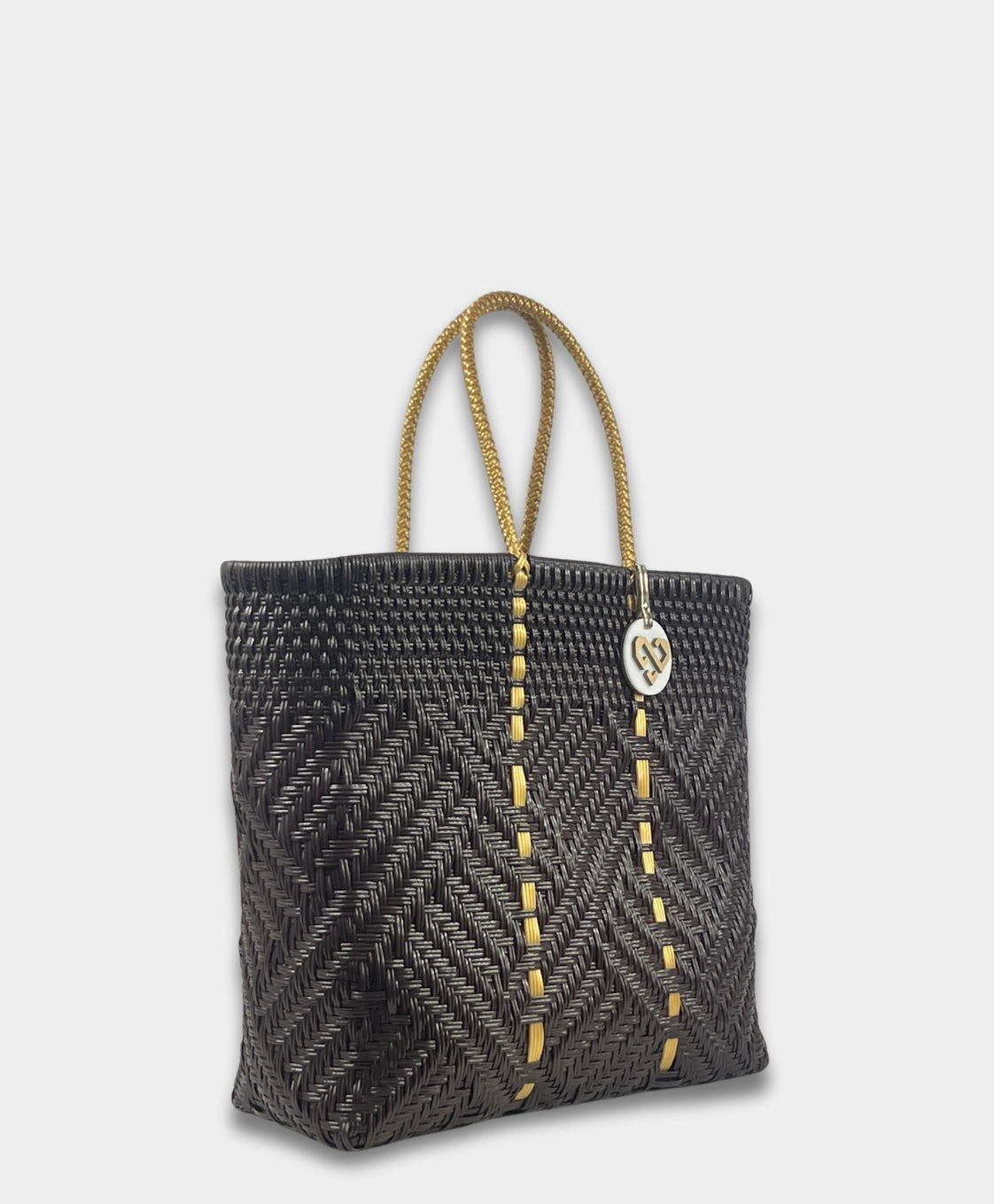 Glimmer Chocolate Tote Bag Large