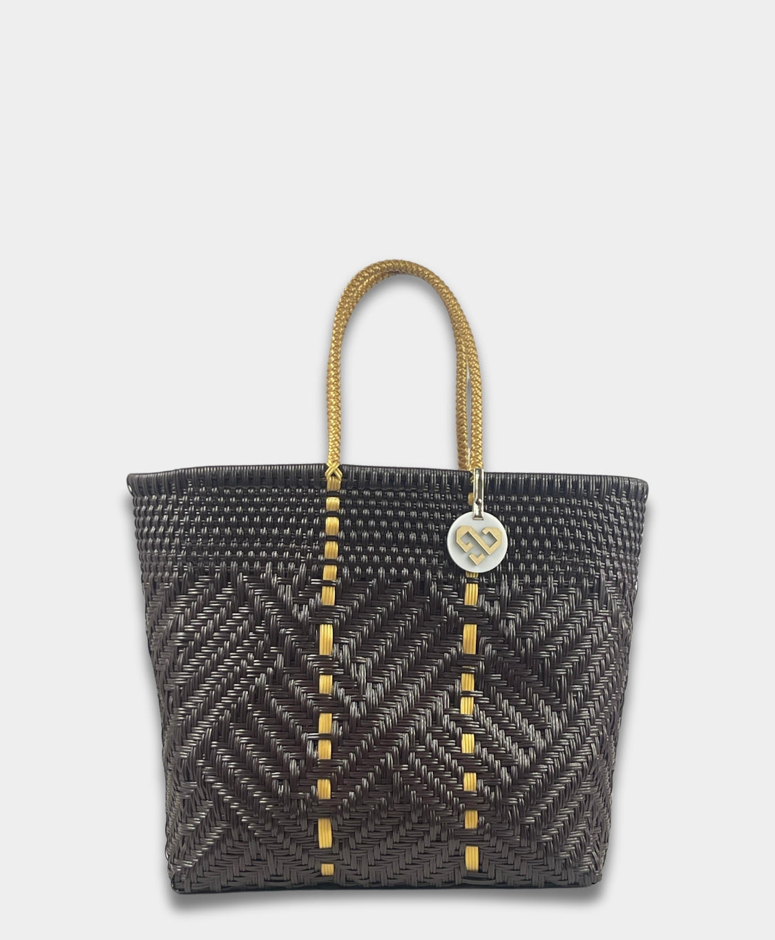 Glimmer Chocolate Tote Bag Large