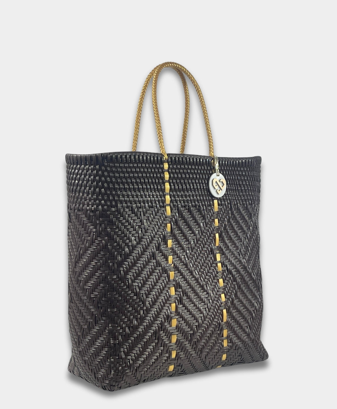 Glimmer Chocolate Tote Bag Extra Large