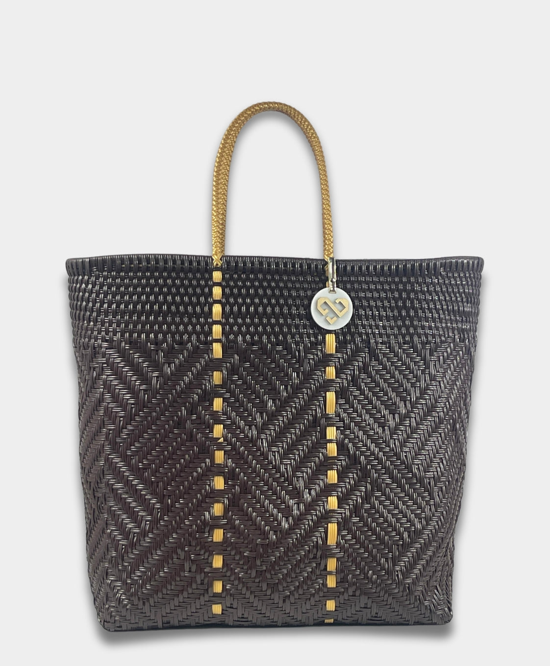 Glimmer Chocolate Tote Bag Extra Large