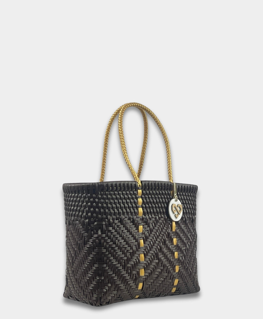 Glimmer Chocolate Tote Bag Small