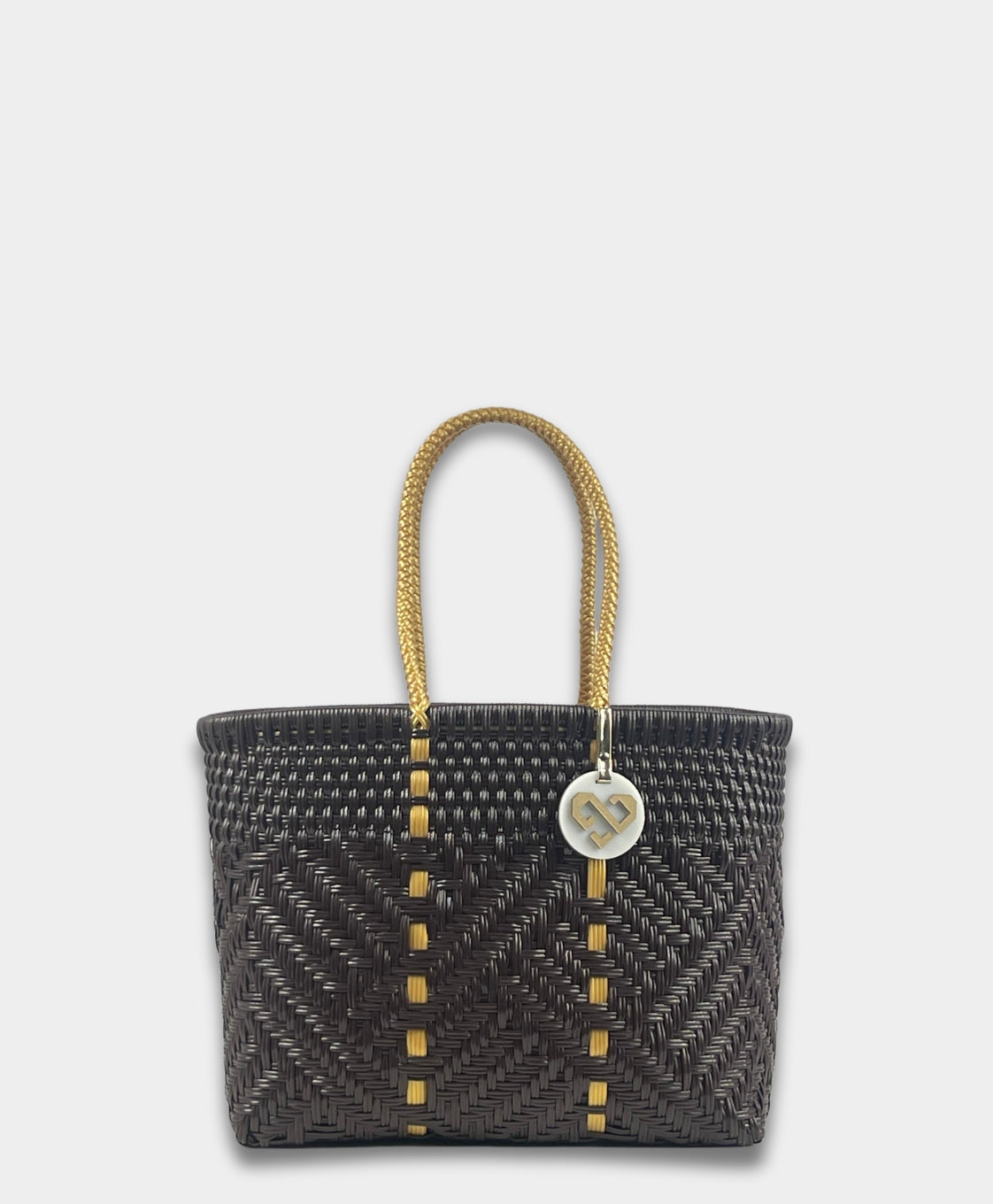 Glimmer Chocolate Tote Bag Small