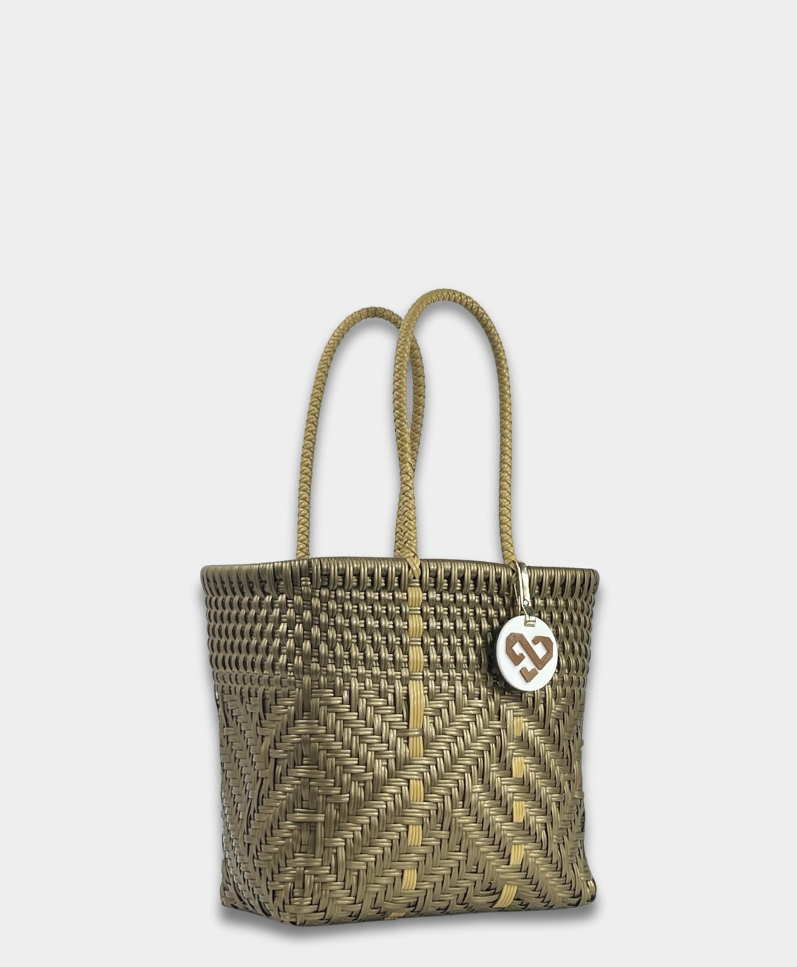 Glimmer Golden Tote Bag Extra Small