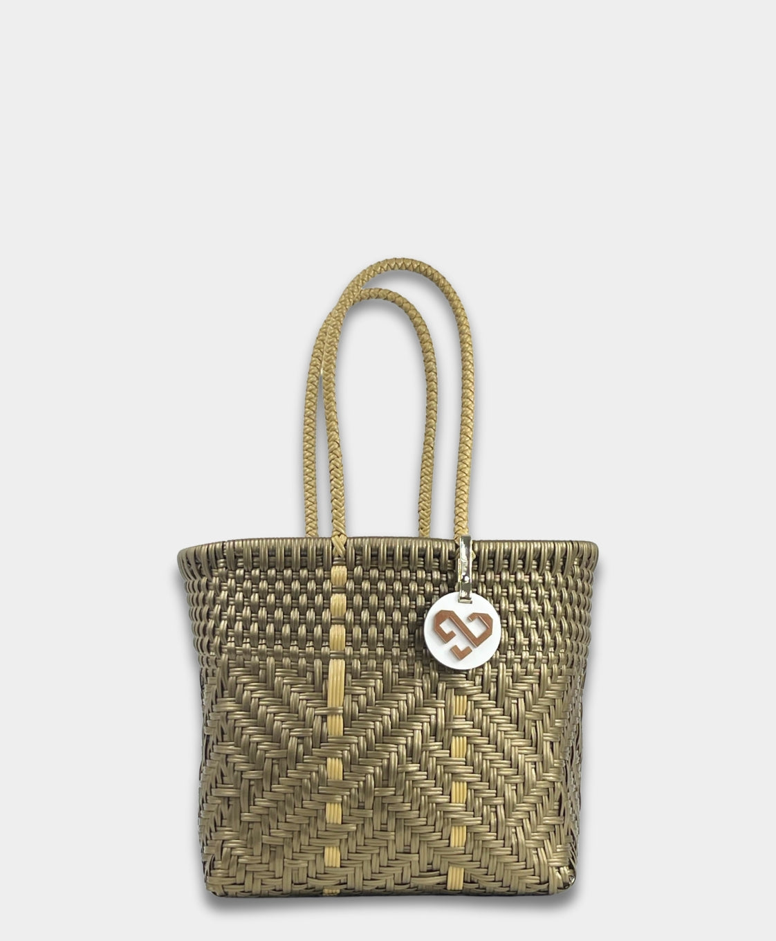 Glimmer Golden Tote Bag Extra Small