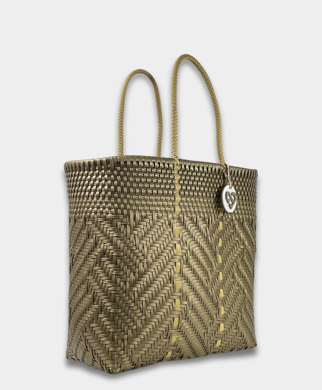 Glimmer Golden Tote Bag Large