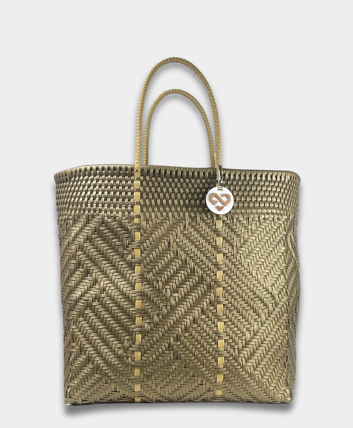 Glimmer Golden Tote Bag Extra Large