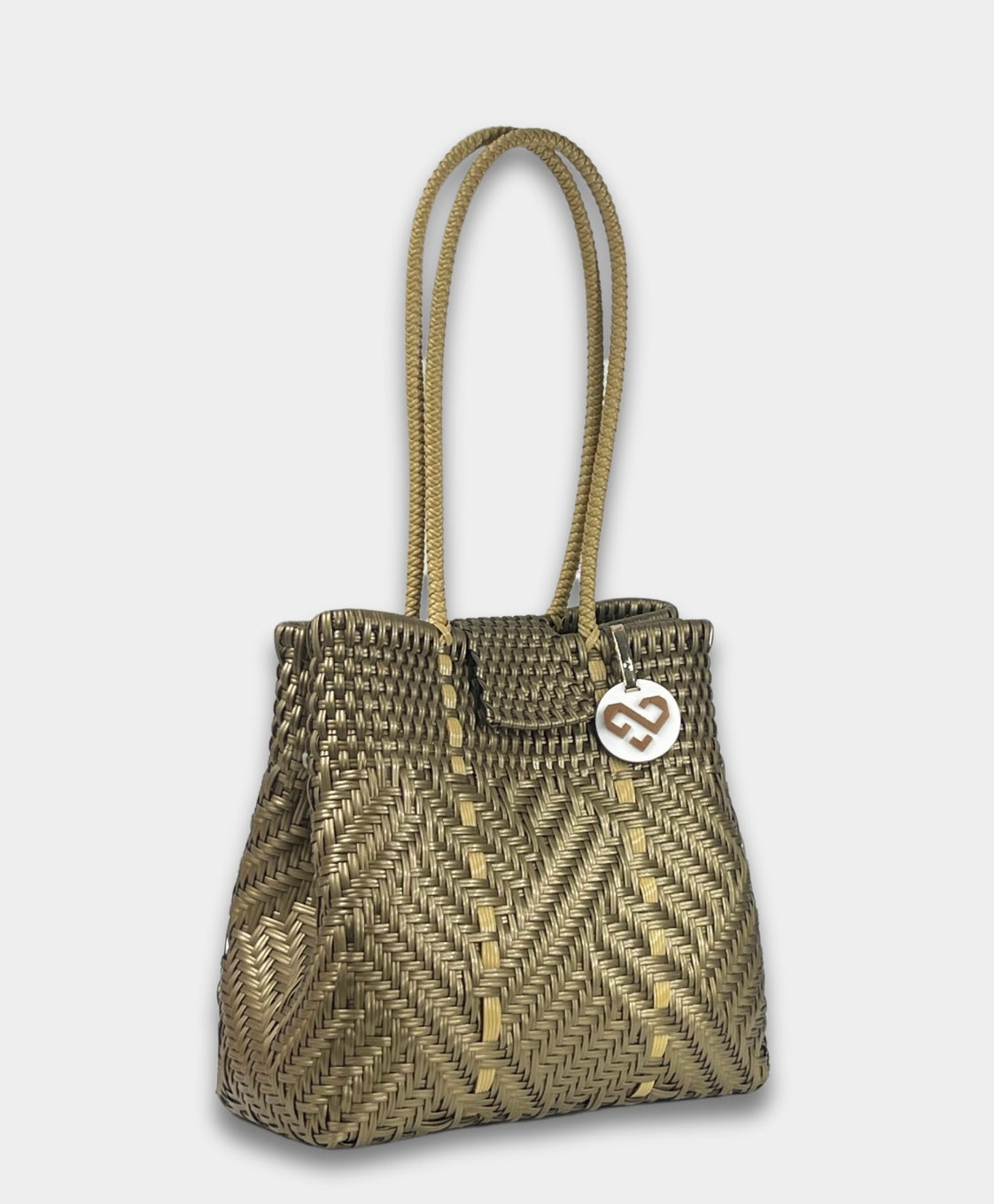 Glimmer Golden Shoulder Bag