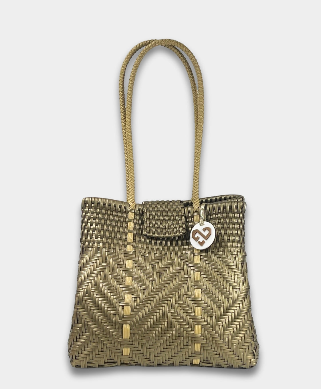 Glimmer Golden Shoulder Bag