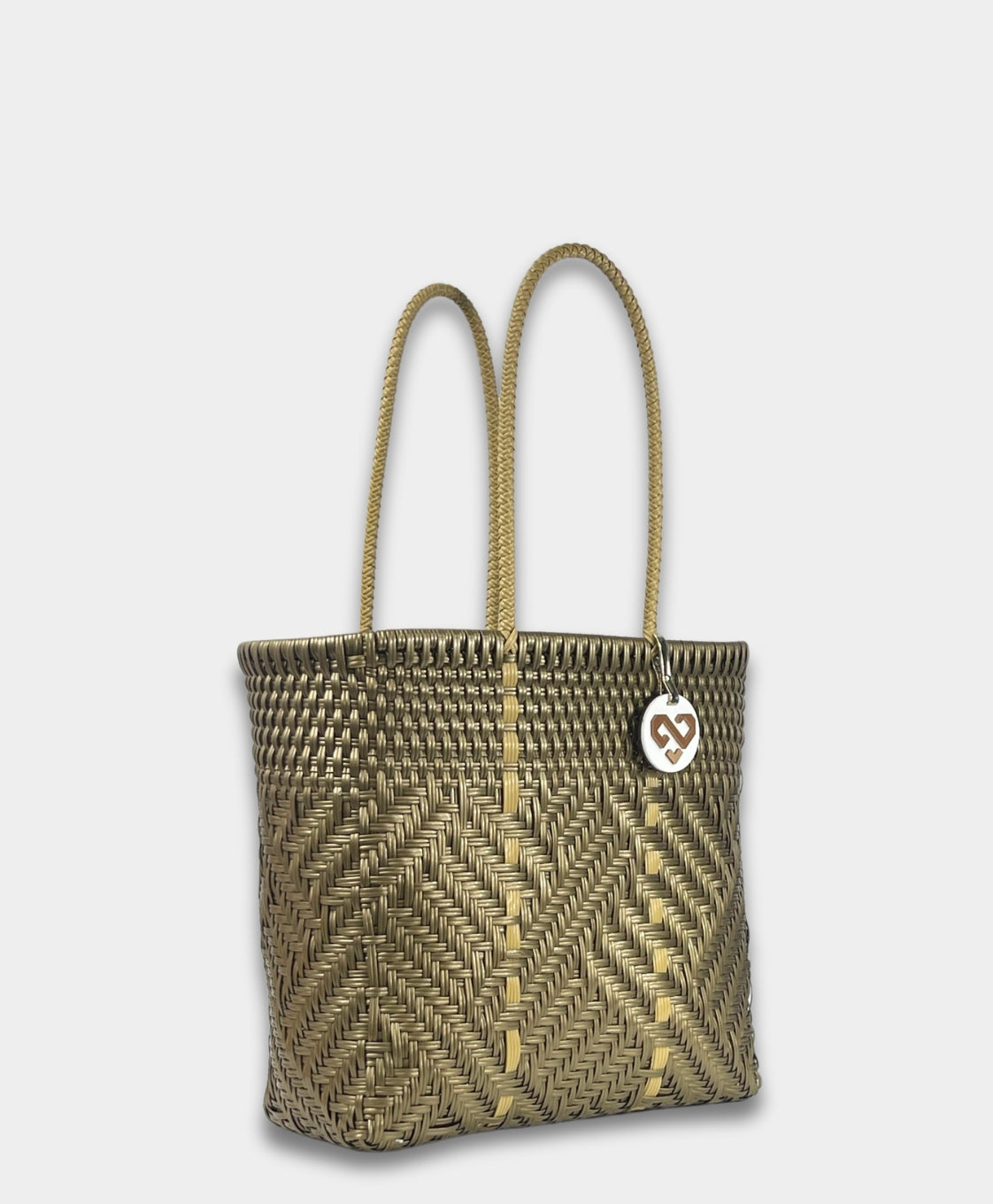 Glimmer Golden Tote Bag Medium