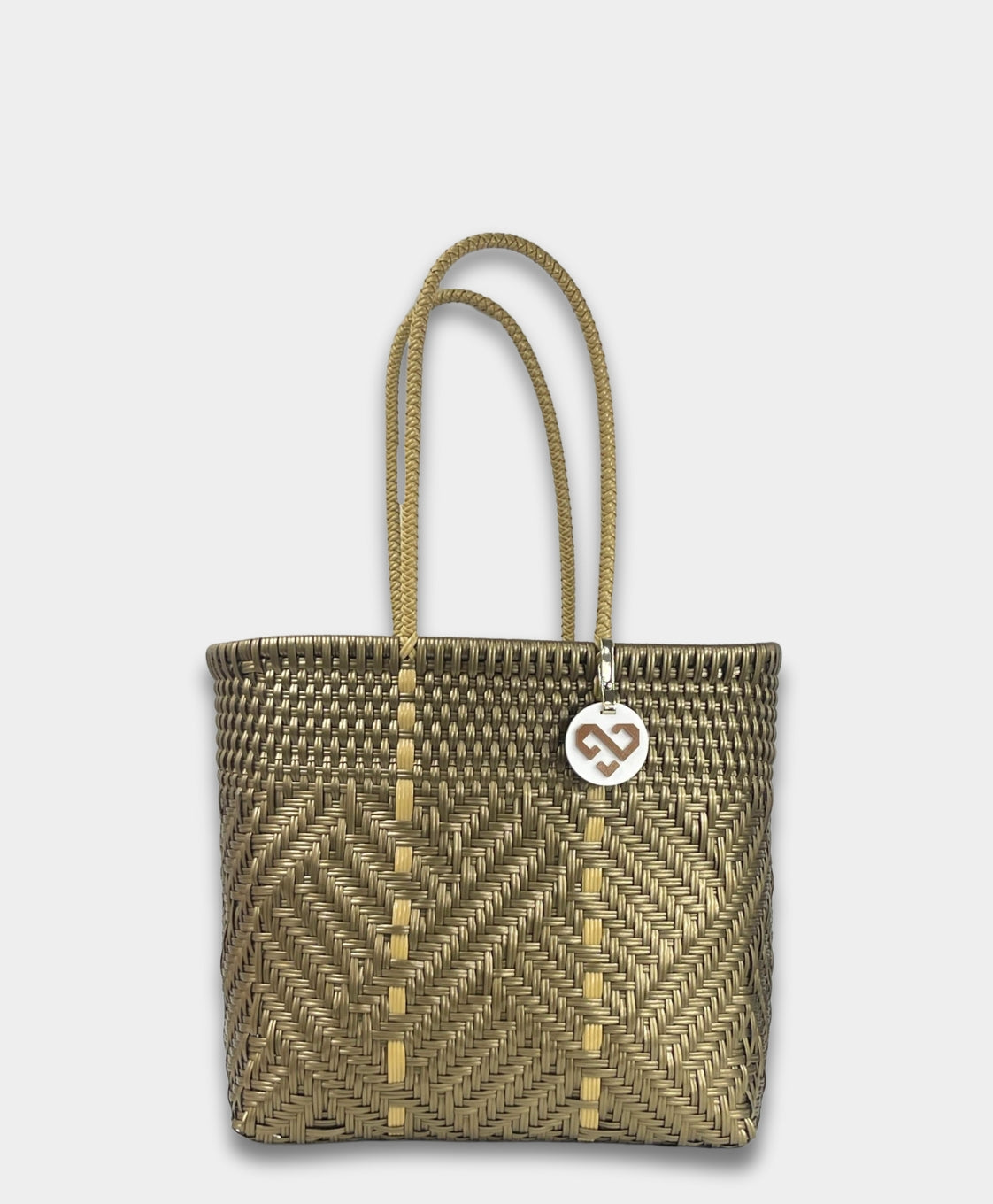 Glimmer Golden Tote Bag Medium