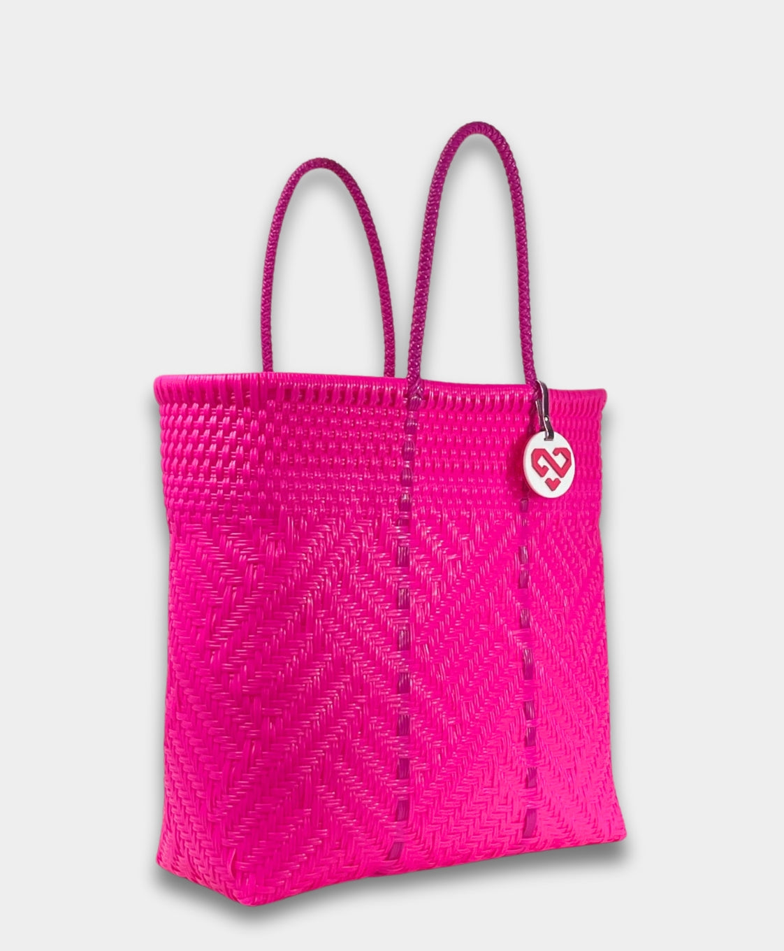 Glimmer Magenta Tote Bag Large