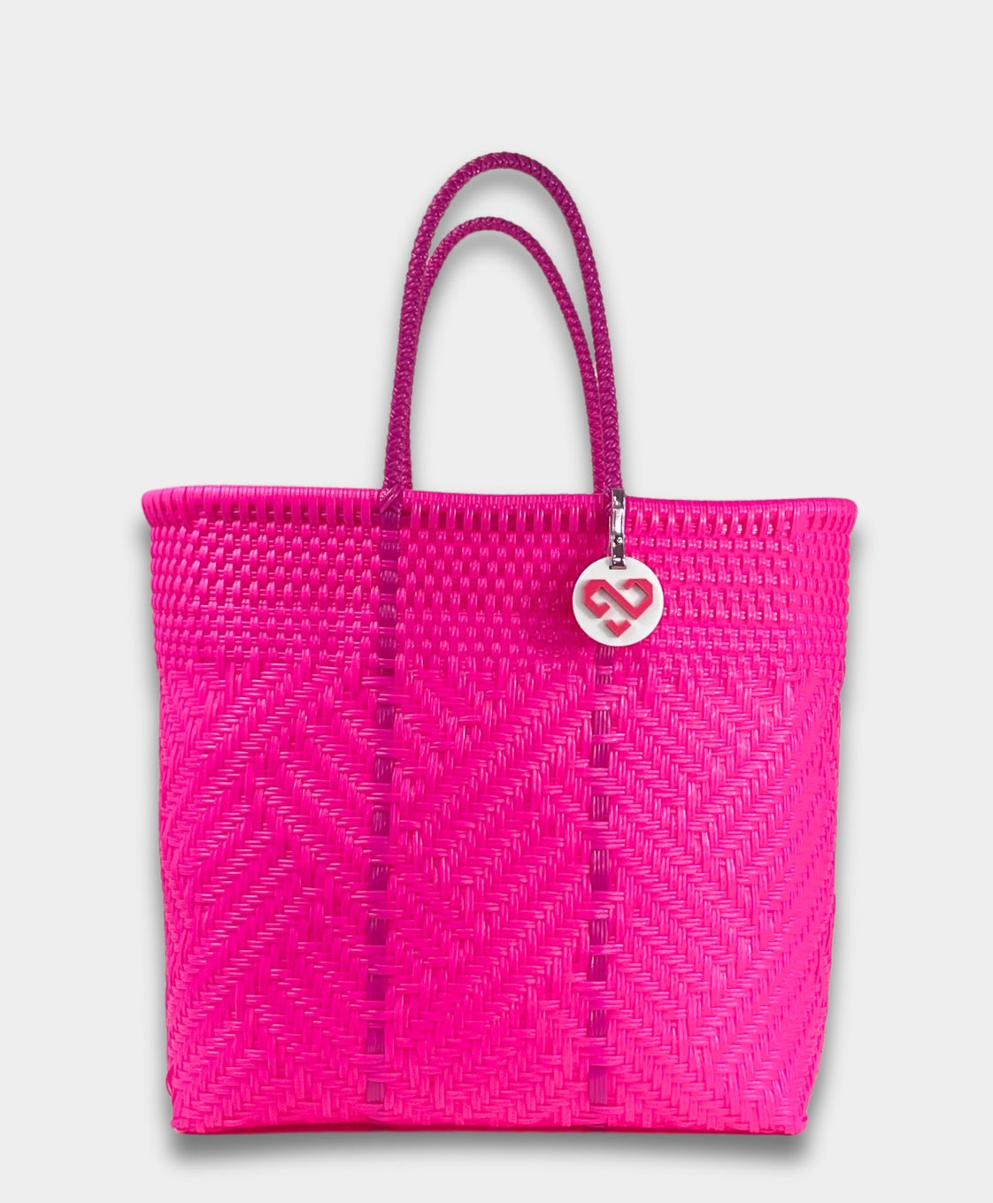 Glimmer Magenta Tote Bag Large