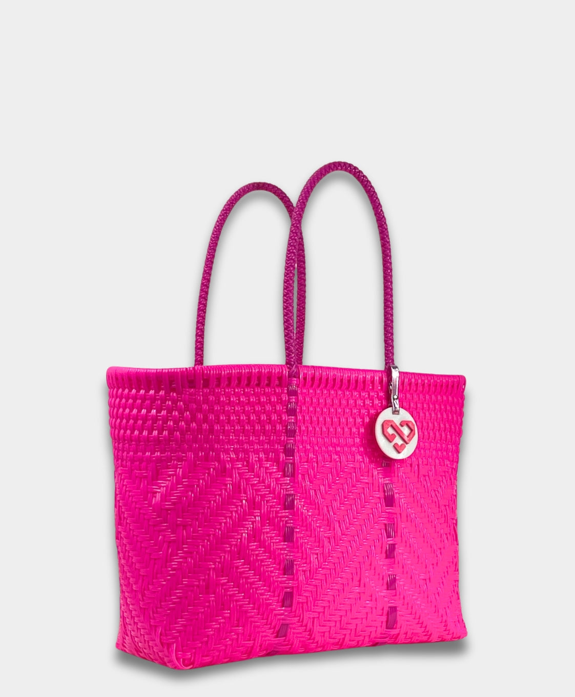 Glimmer Magenta Tote Bag Small