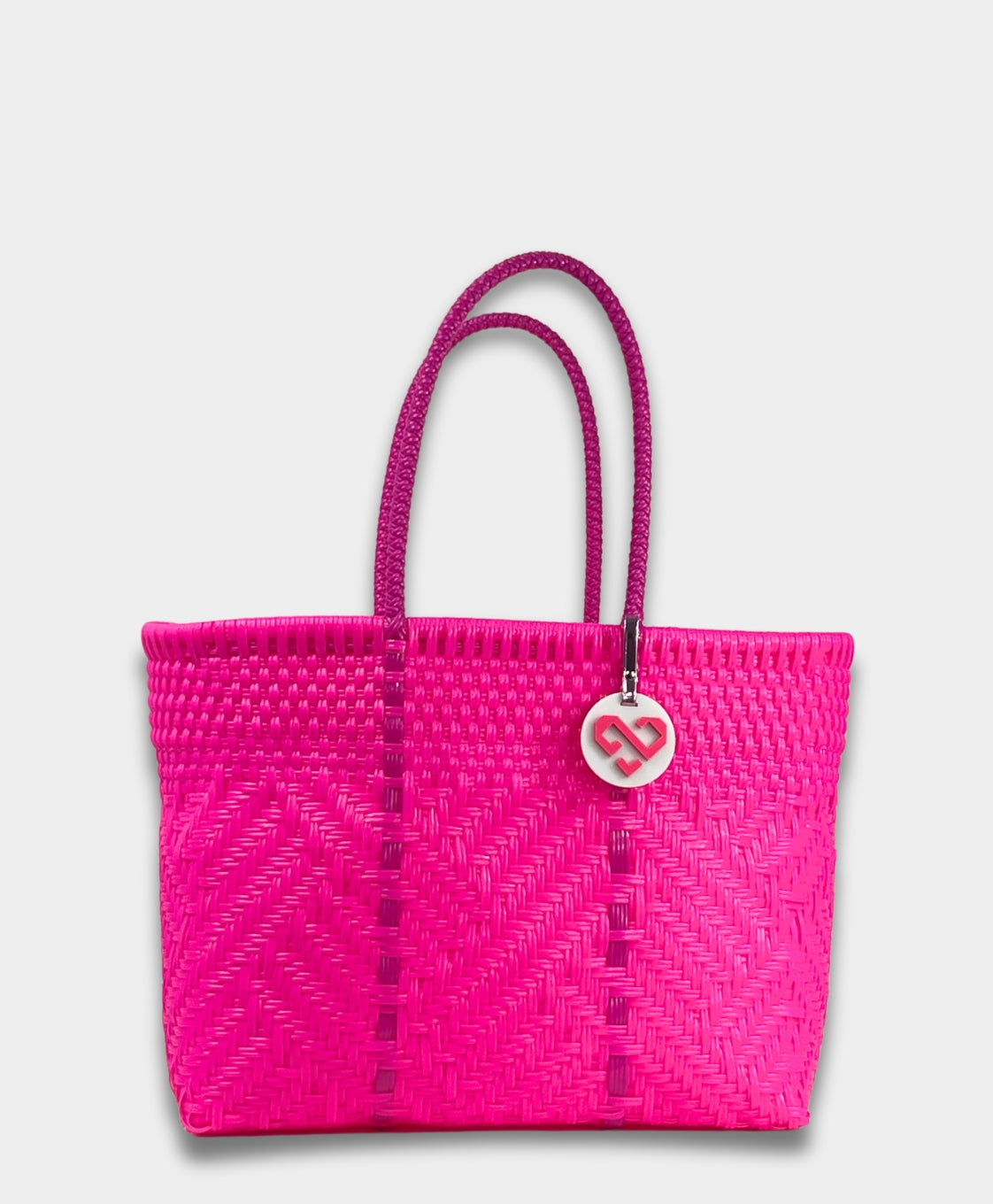 Glimmer Magenta Tote Bag Small