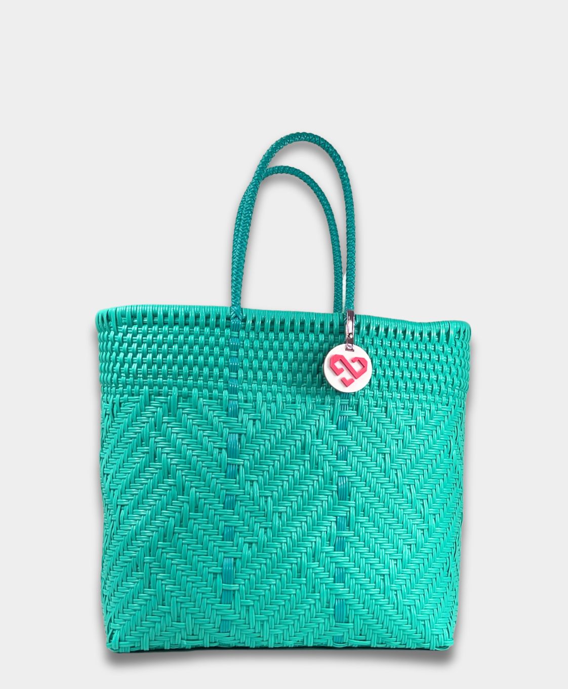 Glimmer Mint Tote Bag Large