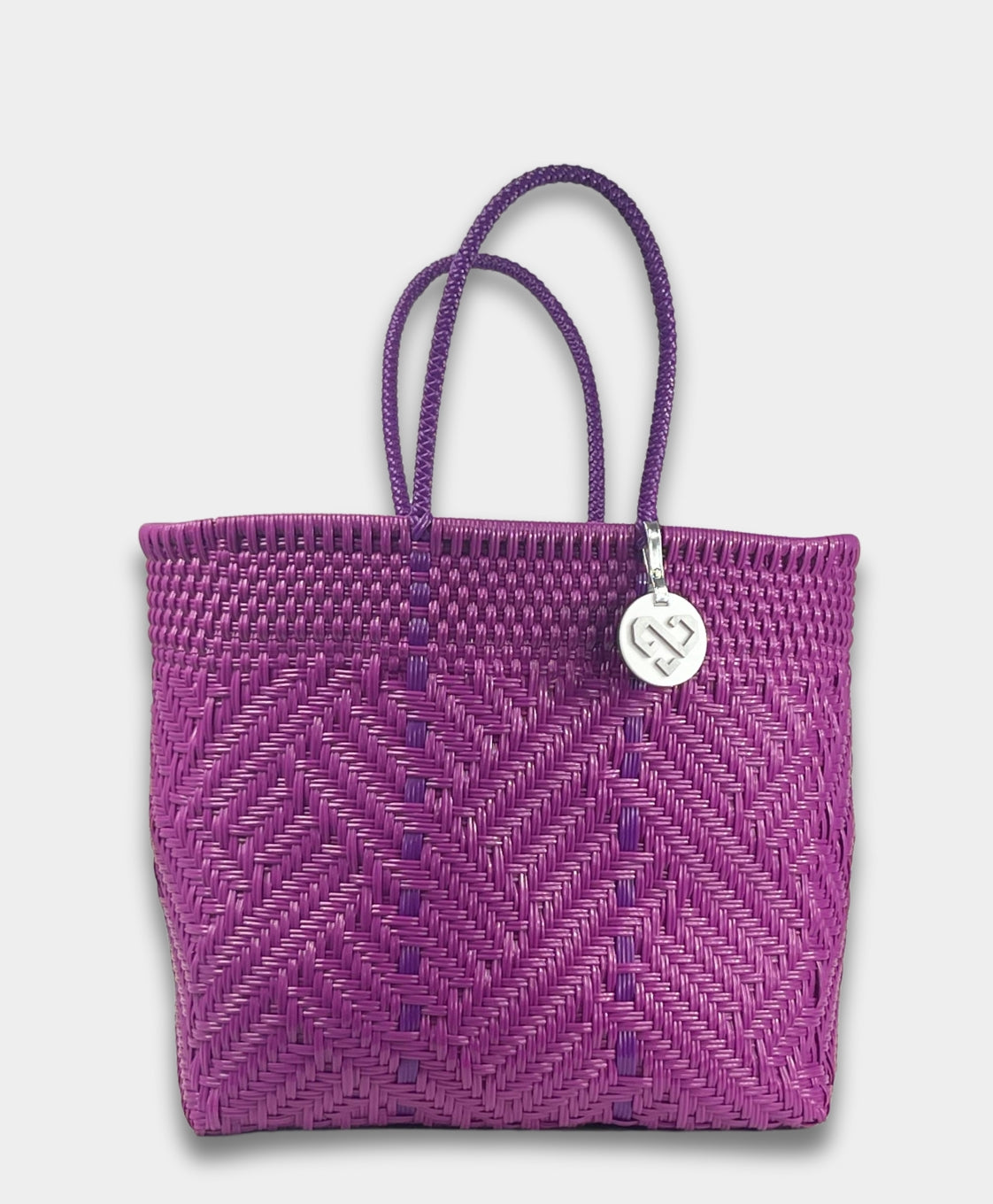 Glimmer Purple Tote Bag Large